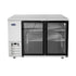 Atosa Refrigeration & Ice Each Atosa MBB59GGR Glass Door Stainless Steel Back Bar Cooler, 59 in | Denson CFE