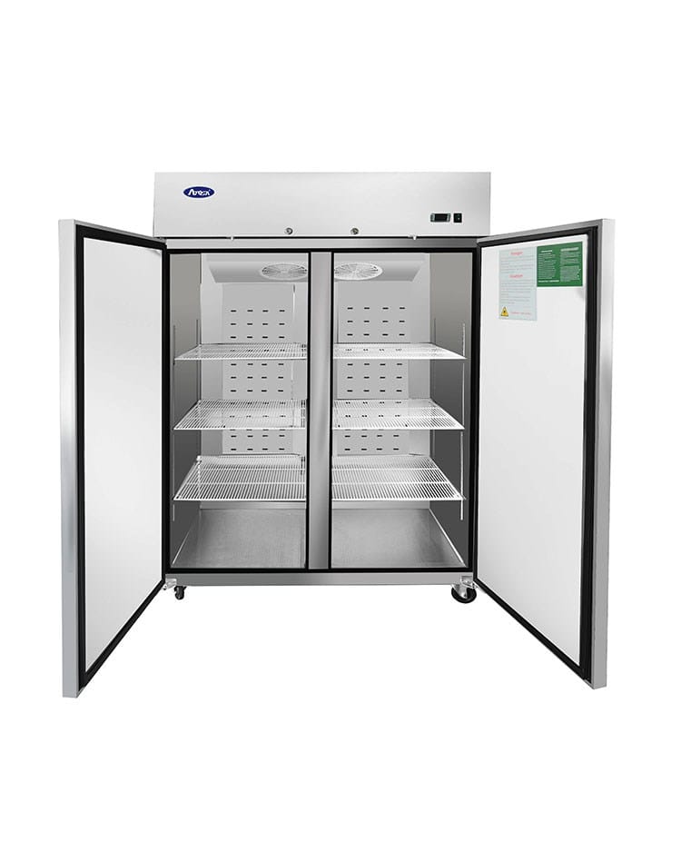 Atosa Refrigeration & Ice Each Atosa MBF8005GR Reach-In Refrigerator - 43.2 cu. ft., Stainless Steel | Denson CFE
