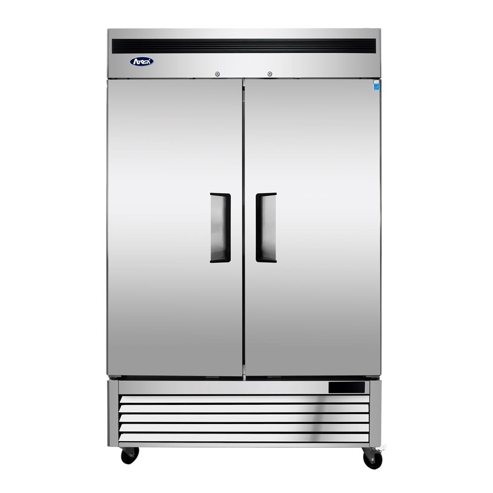 Atosa Refrigeration & Ice Each Atosa MBF8507GR Bottom Mount Reach-In Two Door Refrigerator, 54 in | Denson CFE