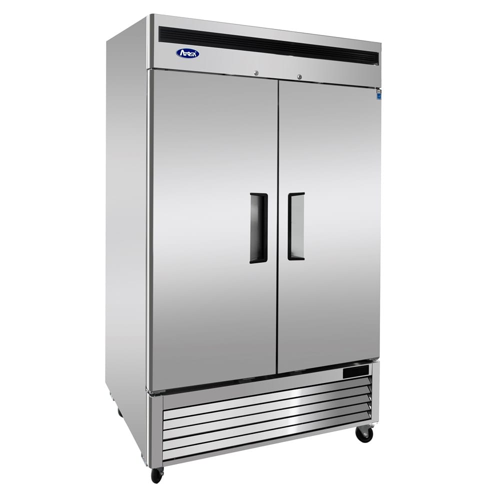 Atosa Refrigeration & Ice Each Atosa MBF8507GR Bottom Mount Reach-In Two Door Refrigerator, 54 in | Denson CFE