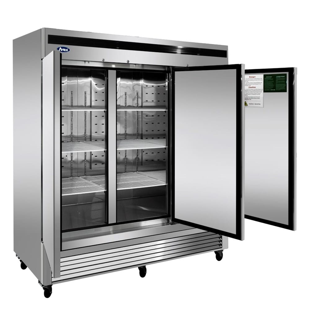Atosa Refrigeration & Ice Each Atosa MBF8508GR Bottom Mount Reach-In Three Door Refrigerator 82 in | Denson CFE
