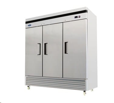 Atosa Refrigeration & Ice Each Atosa MBF8508GR Bottom Mount Reach-In Three Door Refrigerator 82 in | Denson CFE