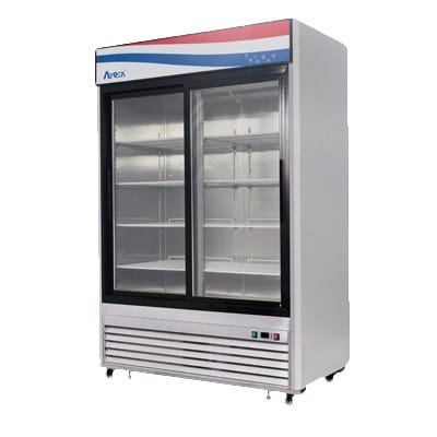 Atosa Refrigeration & Ice Each Atosa MCF8709GR Atosa MCF8709 Glass Door Refrigerator - 54 in, Stainless Steel | Denson CFE