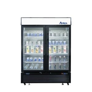 Atosa Refrigeration & Ice Each Atosa MCF8723GR Refrigerator Merchandiser Two-Section 54-3/8 inW X 31-1/2 inD X 81-1/5 inH | Denson CFE