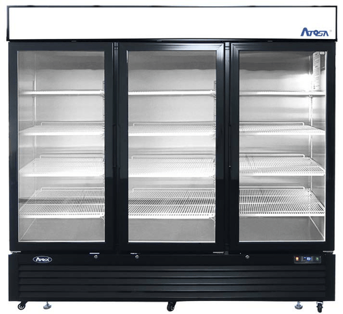 Atosa Refrigeration & Ice Each Atosa MCF8728GR Freezer Merchandiser Three-Section 81-9/10 x 31-1/2 x 81-1/5 Inches | Denson CFE
