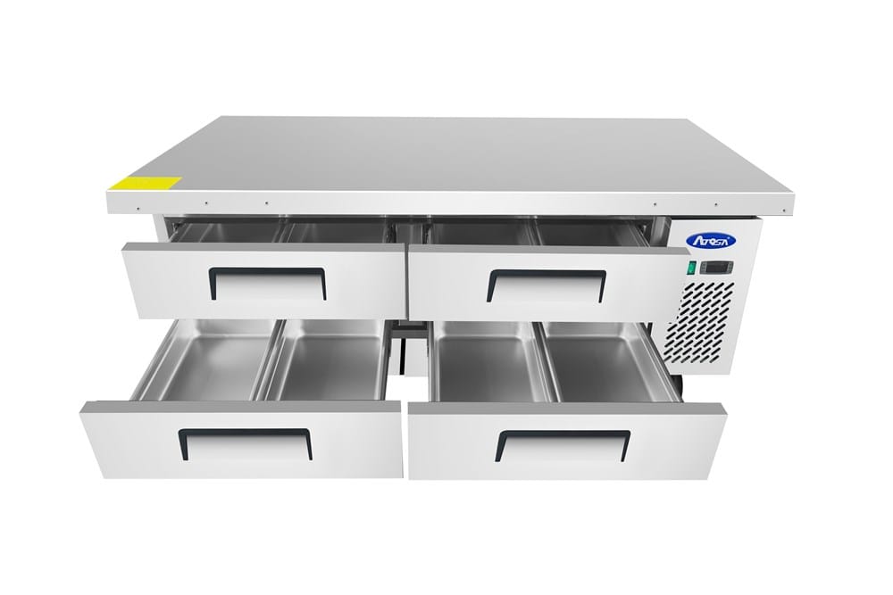 Atosa Refrigeration & Ice Each Atosa MGF8453GR 4-Drawer Chef Base 72 in | Denson CFE