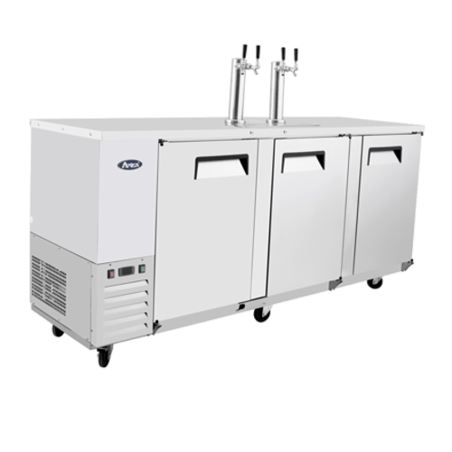 Atosa Refrigeration & Ice Each Atosa MKC90GR Dual Faucet Tower Keg Cooler 90 Inch | Denson CFE