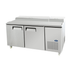 Atosa Refrigeration & Ice Each Atosa MPF8202GR 67 in Refrigerated Pizza Prep Table - 18.5 Cu. Ft. | Denson CFE