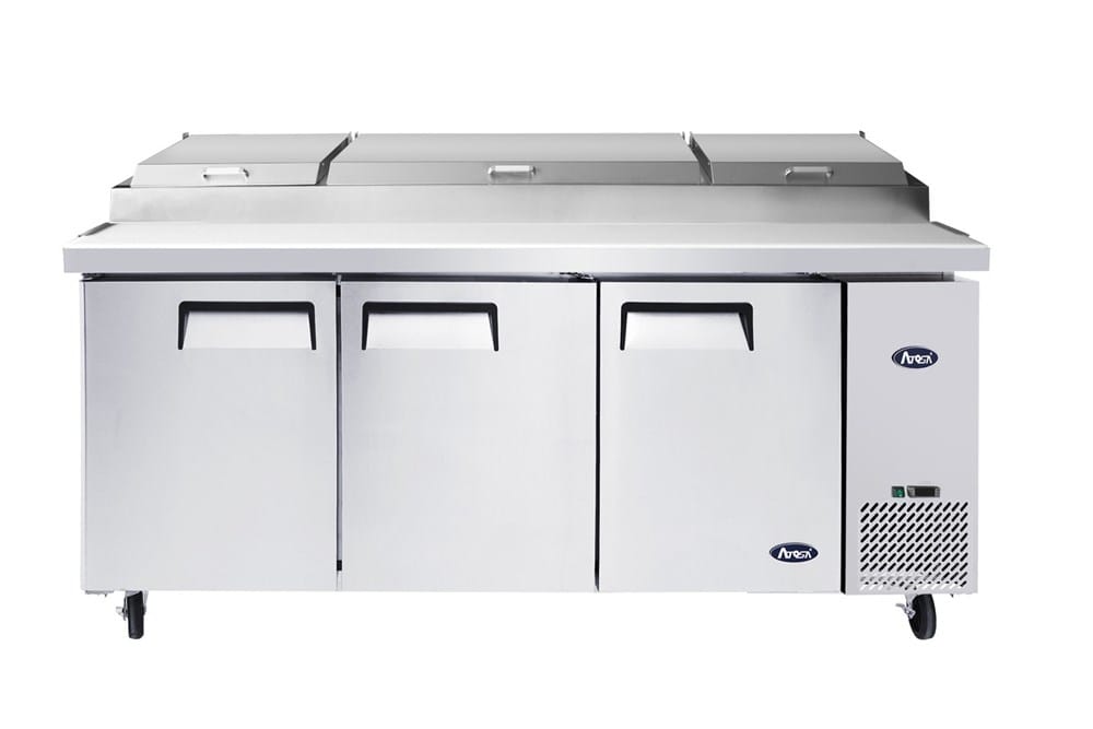 Atosa Refrigeration & Ice Each Atosa MPF8203GR Atosa MPF8203 93 in 12 Pan Pizza Prep Table | Denson CFE