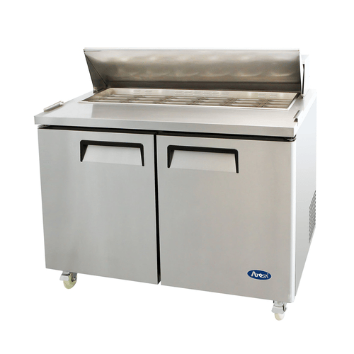 Atosa Refrigeration & Ice Each Atosa - MSF3615GR 36 in 2 Door Mega Top Prep Refrigerator | Denson CFE