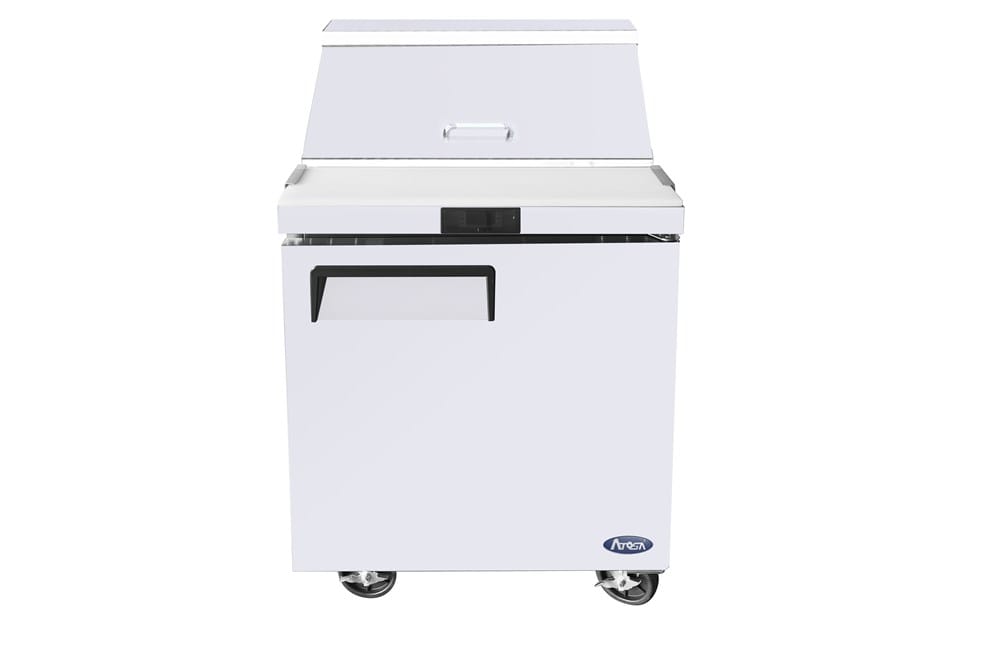 Atosa Refrigeration & Ice Each Atosa MSF8301GR Atosa MSF8301 27 in 8 Pan Sandwich Prep Table | Denson CFE