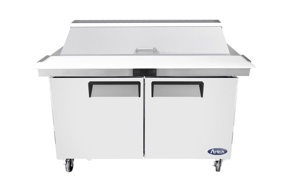 Atosa Refrigeration & Ice Each Atosa MSF8303GR Atosa MSF8303 60 in 2-Door Sandwich Prep Table | Denson CFE