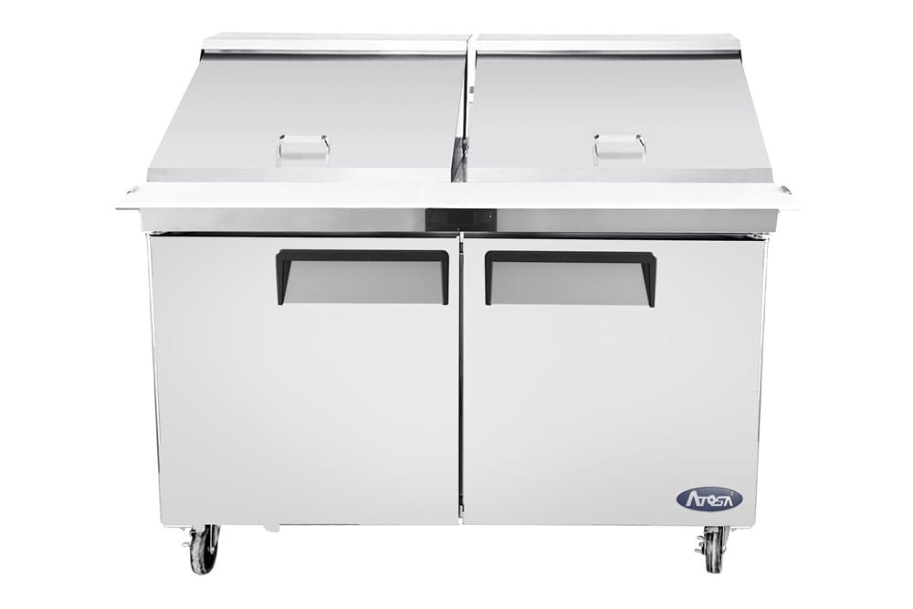 Atosa Refrigeration & Ice Each Atosa MSF8307GR Atosa MSF8307 60 in Mega Top 2-Door Sandwich Prep Table | Denson CFE