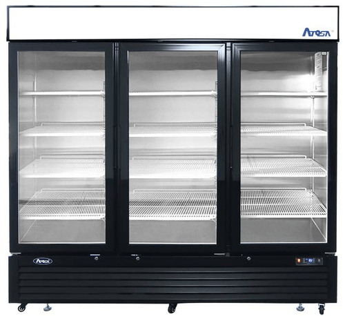 Atosa Unclassified Each Atosa MCF8728GR Freezer Merchandiser Three-Section 81-9/10 x 31-1/2 x 81-1/5 Inches | Denson CFE