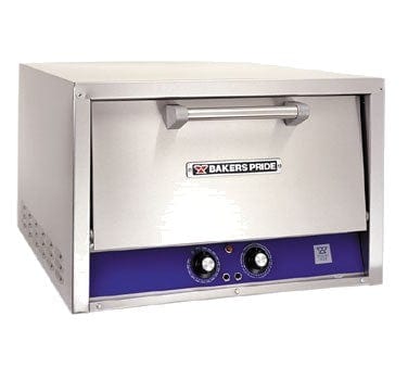 Bakers Pride Commercial Ovens Each Bakers Pride P22S Countertop Pizza/Pretzel Oven - Single Deck, 220-240V/1PH | Denson CFE