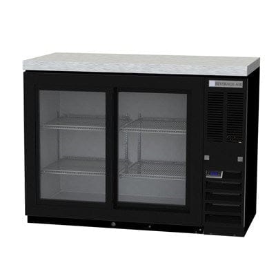 Beverage Air Bar Refrigeration Each Beverage Air BB48HC-1-GS-B-27 Refrigerated Back Bar Storage Cabinet Two-Section | Denson CFE