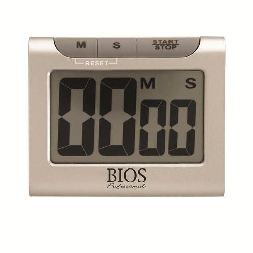 BIOS Professional Kitchen Tools Each BIOS Professional DT122 Jumbo LCD Timer with Countdown, Beeper, Memory Recall, Magnetic Back, Belt Clip and Picture Stand | Denson CFE