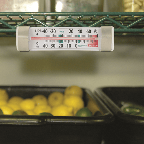 BIOS Professional Kitchen Tools Each BIOS Professional DT150 Premium Fridge Freezer Thermometer with Safe Danger Zone Indicator | Denson CFE