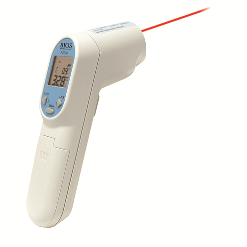 BIOS Professional Kitchen Tools Each BIOS Professional PS200 Infrared Thermometer with K Type Probe, Large LCD Display, Lock Function, and Color Face Plates | Denson CFE