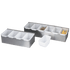 Browne Canada Foodservice Bar Condiment Server Each Browne 79302 Bar Caddy 5 Compartment Stainless Steel with Plastic Insets | Denson CFE
