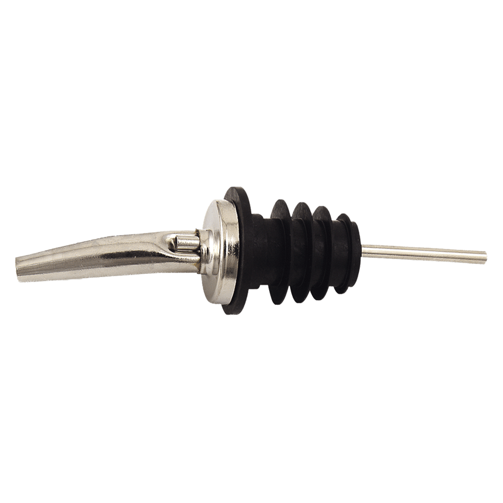 Browne Canada Foodservice Bar Supplies Dozen Browne 78767 Stainless Steel Taper Spout Liquor Pourer Stainless Steel with Plastic Cork | Denson CFE