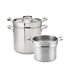 Browne Canada Foodservice Cooking Equipment Set Browne 5724082 THERMALLOY 12 Quart Stainless Steel Pasta Cooker Three Piece Set NSF | Denson CFE