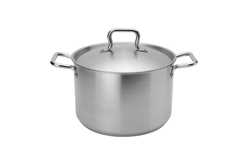 Browne Canada Foodservice Cookware Each Browne 5733912 ELEMENTS Stock Pot 12qt/11.25 w/Cover SS NSF