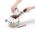 Browne Canada Foodservice Dice, Slice, Shred Each Browne 747199 CUISIPRO Hand Held Mandolin with 3 Blades 36x10cm | Denson CFE