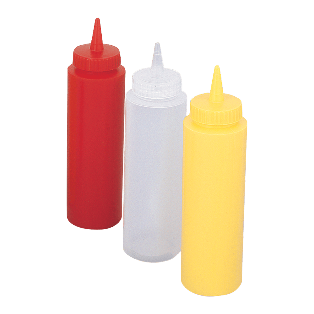 Browne Canada Foodservice Dining Service Dozen Browne 2103 Squeeze Dispenser - 12 oz, Polyethylene, Clear | Denson CFE