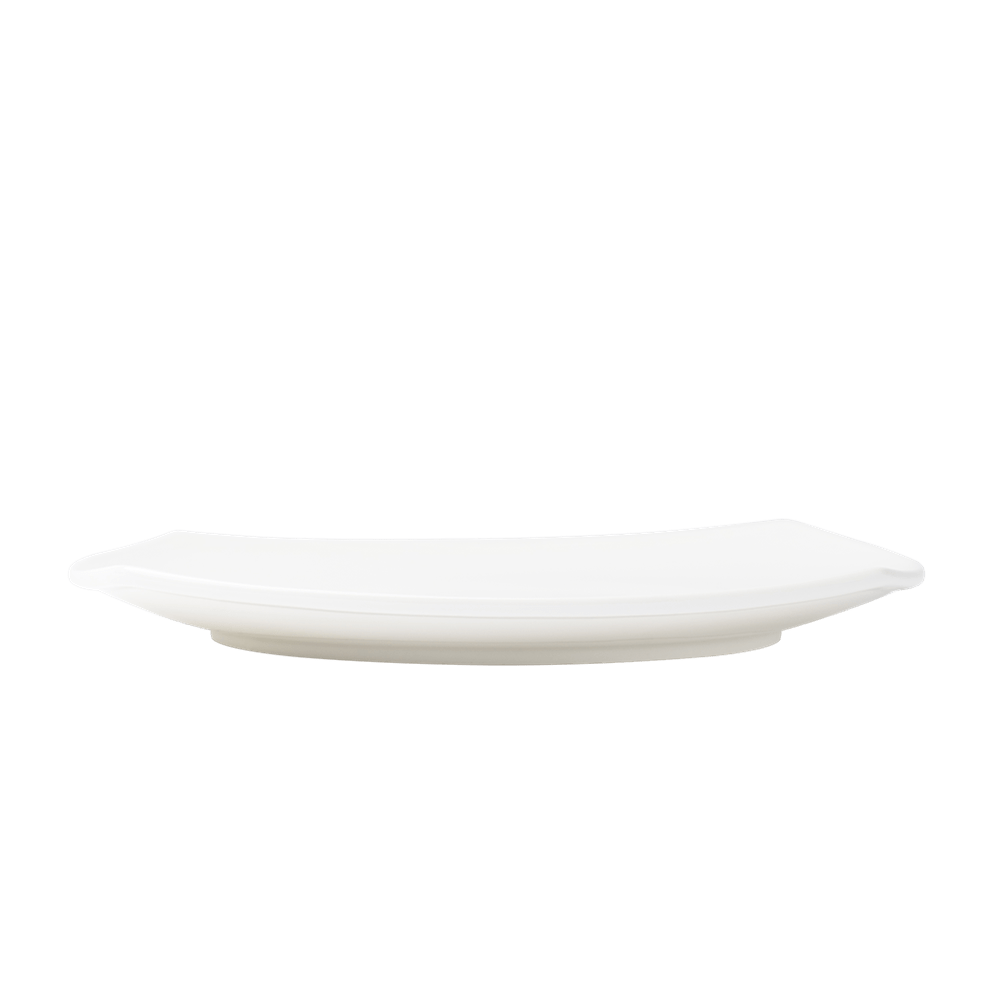 Browne Canada Foodservice Dinnerware Dozen Browne 5630197 – FOUNDATION 10" Porcelain Rounded Square Coupe White Plate, 1 Dz | Denson CFE