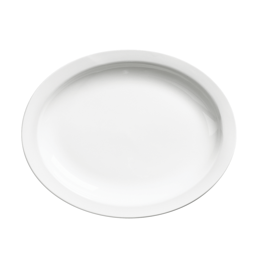 Browne Canada Foodservice Dinnerware Dozen Browne 563968 11.5" White Oval Platter, Pack of 12 | Denson CFE