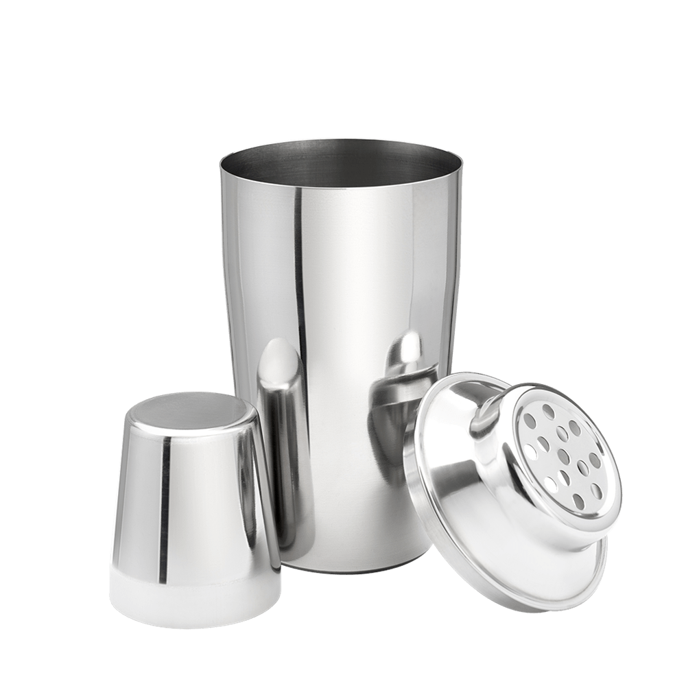Browne Canada Foodservice Drink Preparation Tools Each 57506 Browne 14.5oz Stainless Steel Cocktail Shaker and Cover with Strainer | Denson CFE