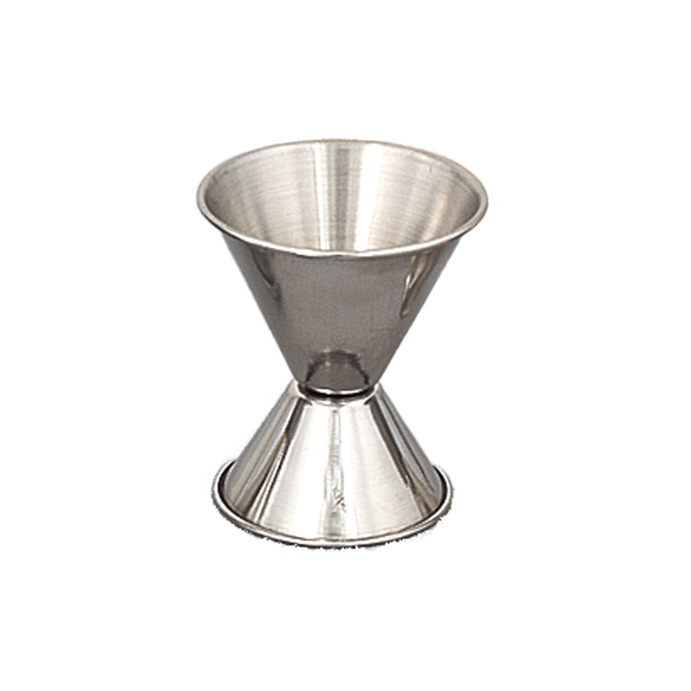 Browne Canada Foodservice Drink Preparation Tools Each Browne 1291 Double Jigger Stainless Steel 0.75 Ounce 1.5 Ounce | Denson CFE