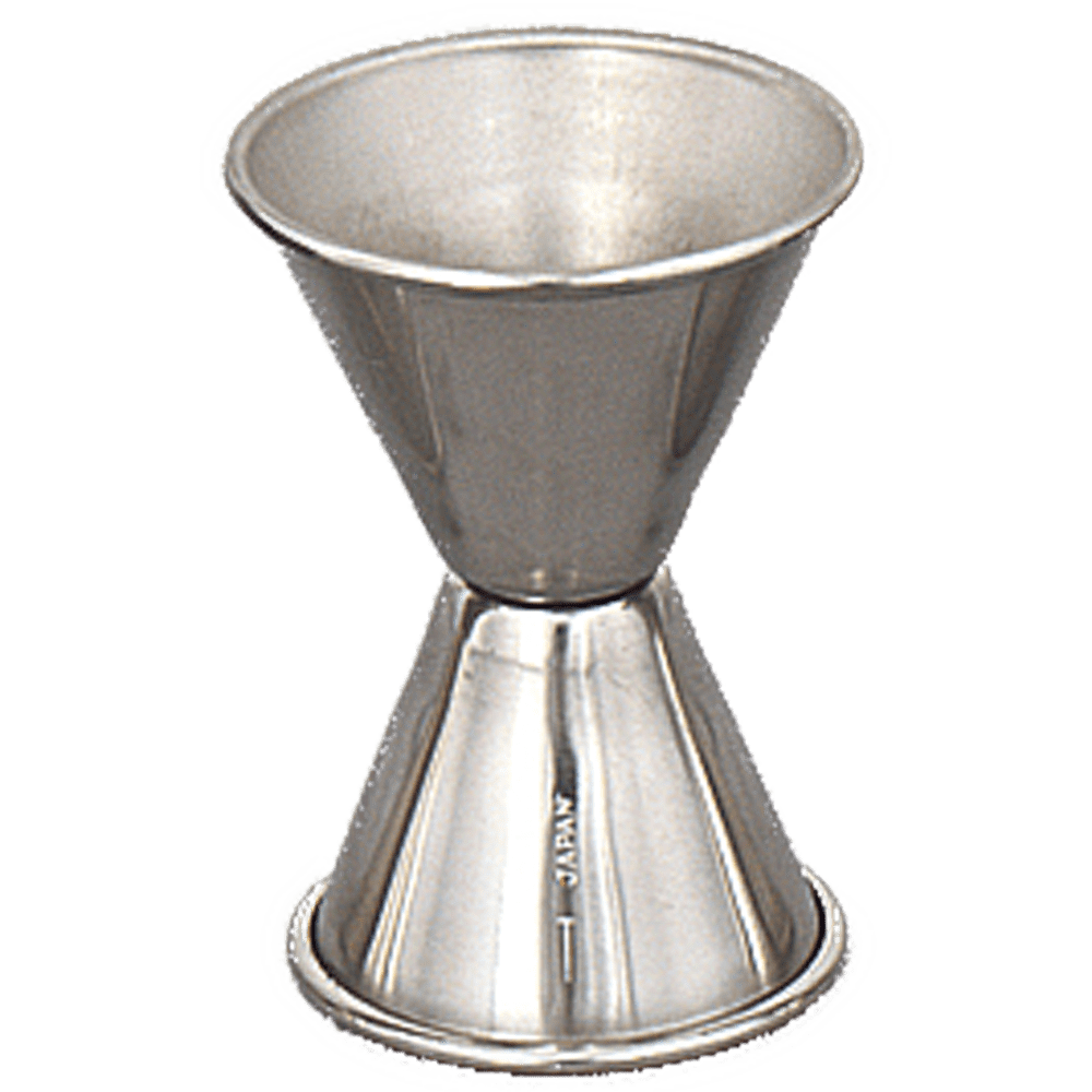 Browne Canada Foodservice Drink Preparation Tools Each Browne 1295 Double Jigger Stainless Steel One Ounce and One Point Twenty Five Ounce | Denson CFE