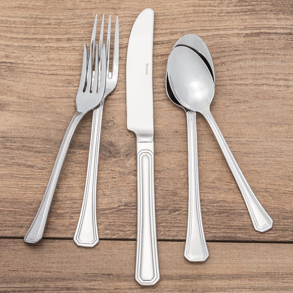 Browne Canada Foodservice Flatware Dozen Browne 502023 Oxford Teaspoon Eighteen Over Zero Stainless Steel Six Point Three Inches | Denson CFE
