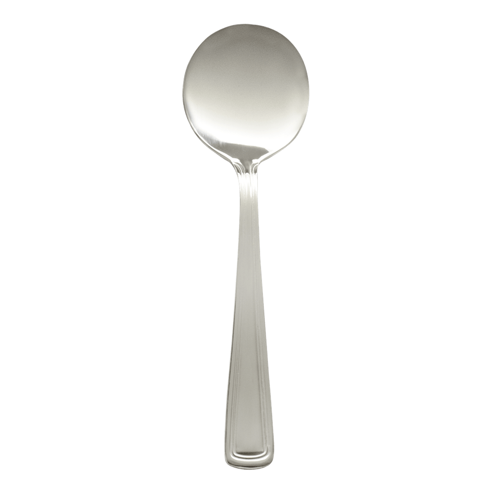 Browne Canada Foodservice Flatware Dozen Browne 502613 Royal Round Soup Spoon 18/0 Stainless Steel 6.9" | Denson CFE
