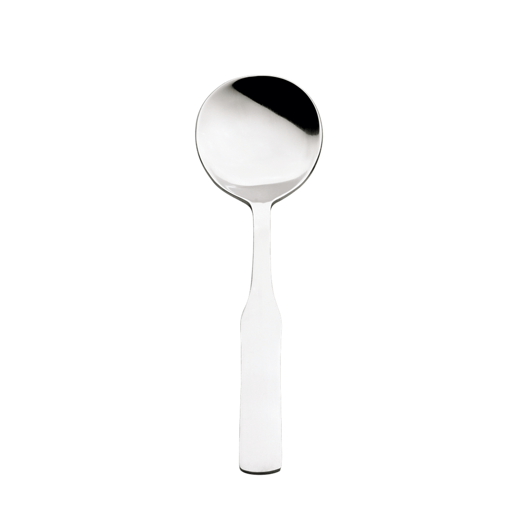 Browne Canada Foodservice Flatware Dozen Browne 502713 ELEGANCE Round Soup Spoon 18 Zero Stainless Steel 7 Inch 17.8cm | Denson CFE