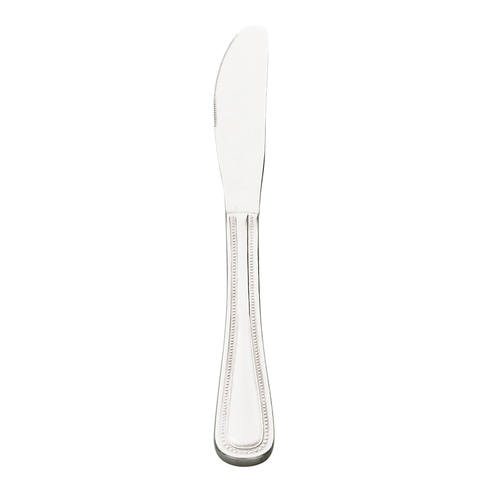 Browne Canada Foodservice Flatware Dozen Browne 502911S CONTOUR Dinner Knife Serrated 85 Grams 13 Zero Stainless Steel 8.9 Inch 22.5 Centimeters | Denson CFE