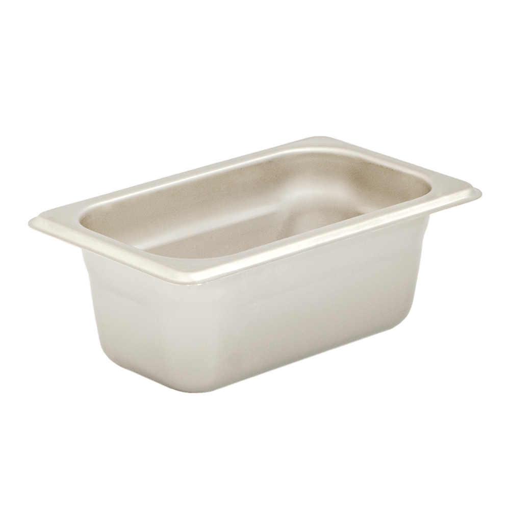 Browne Canada Foodservice Food Pans Each 22194 Browne One Ninth Size Steam Table Pan 4 Inch Deep 22 Gauge NSF | Denson CFE