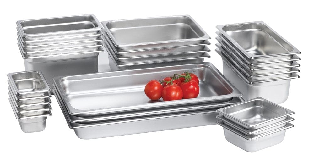 Browne Canada Foodservice Food Pans Each Browne 22144 1/4-Size Steam Table Pan 4" Deep, 22 gauge NSF