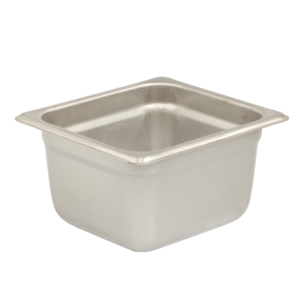 Browne Canada Foodservice Food Pans Each Browne 22164 1/6-Size Steam Table Pan 4 inch Deep, 22 Gauge NSF | Denson CFE