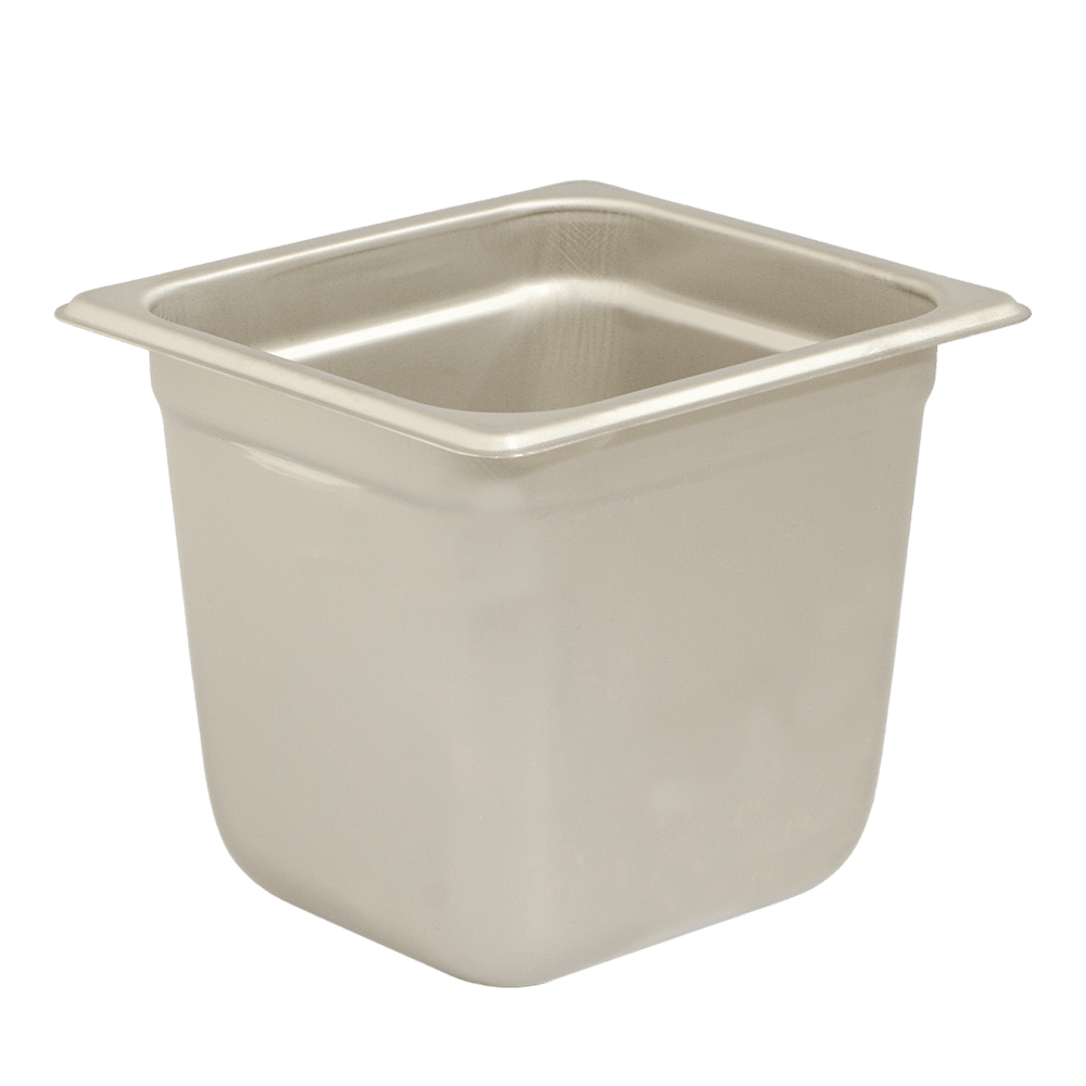 Browne Canada Foodservice Food Pans Each Browne 5781606 1/6-Size Steam Table Pan 6 Inch Deep, 24 Gauge Antijam | Denson CFE