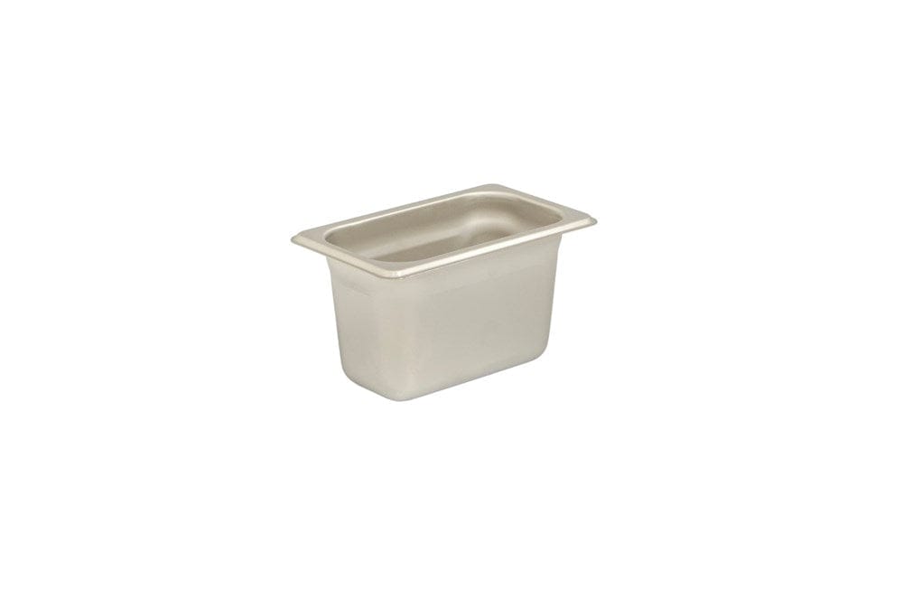 Browne Canada Foodservice Food Pans Each Browne 5781904 1/9-Size Steam Table Pan, 4" Deep, 24 Gauge Antijam | Denson CFE