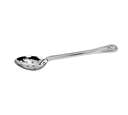 Browne Canada Foodservice Kitchen Tools Each Browne 2752 11" Perforated Heavy Gauge Stainless Steel Serving Spoon - Mirror Finish | Denson CFE