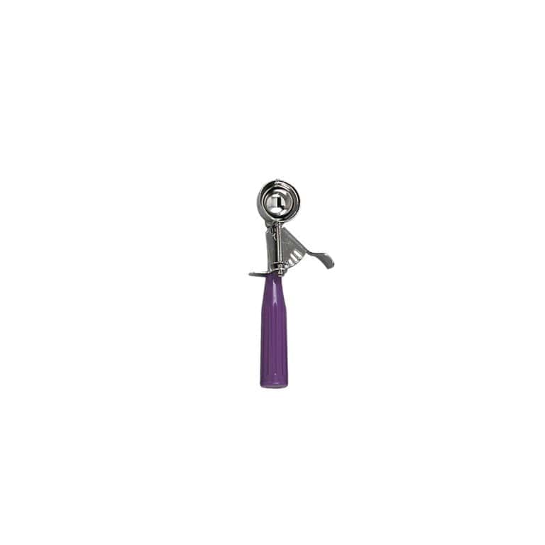 Browne Canada Foodservice Kitchen Tools Each / Purple Browne 573340 0.75 Oz. Orchid #40 Food Disher, 18/8 Stainless Steel, Purple Handle | Denson CFE