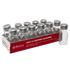 Browne Canada Foodservice Pepper Spice Set Browne 575222 S&P Shaker Square 2oz 60ml Glass with Stainless Steel Top Set of 12 | Denson CFE