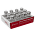 Browne Canada Foodservice Pepper Spice Set Browne 575224 S&P Shaker 1oz 30ml Glass with Stainless Steel Top Set of 12 | Denson CFE