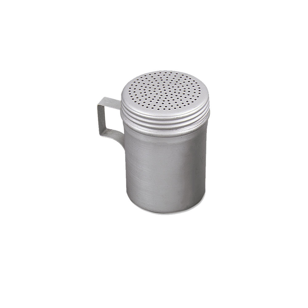 Browne Canada Foodservice Shakers & Dredgers Each Browne 575671 10 Oz Aluminum Dredge with Handle (HL257) | Denson CFE