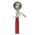 Browne Canada Foodservice Smallwares Each Browne - 1.35 Oz Stainless Steel Ice Cream Scoop with Red Handle - 573324 | Denson CFE