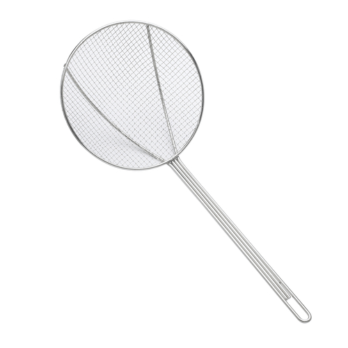 Browne Canada Foodservice Smallwares Each Browne 1309T Nickel-Plated Square Mesh Skimmer - 9 in Bowl, 23 in Overall Length | Denson CFE